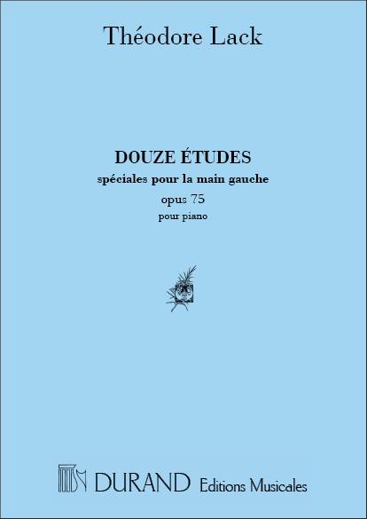 12 Etudes Main Gauche Piano